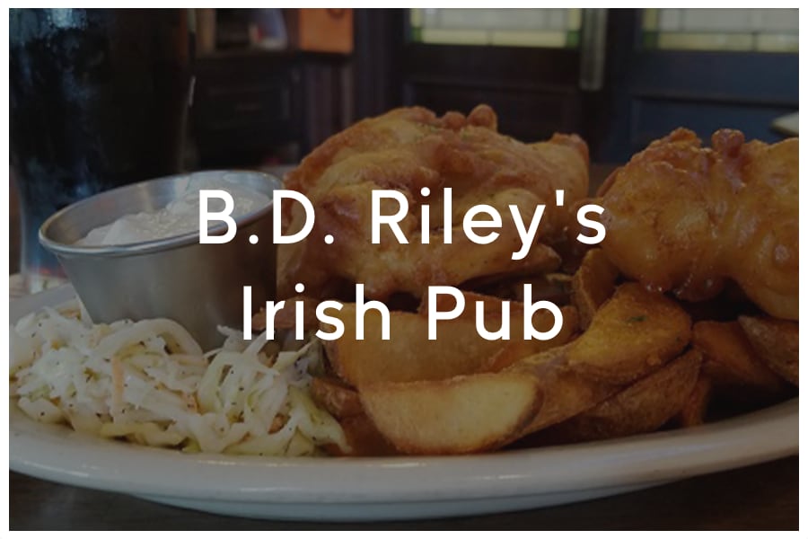 <span>B.D. Riley's Irish Pub<br><br>1905 Aldrich St #130<br>Austin, TX 78723<br><br>(512) 580-3782</span>