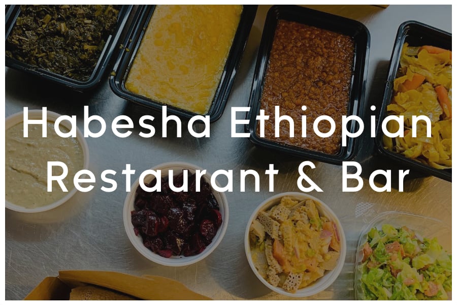 <span>Habesha Ethiopian Restaurant & Bar<br><br>6019 N Interstate Hwy 35<br>Austin, TX 78723<br><br>(512) 358-6839</span>