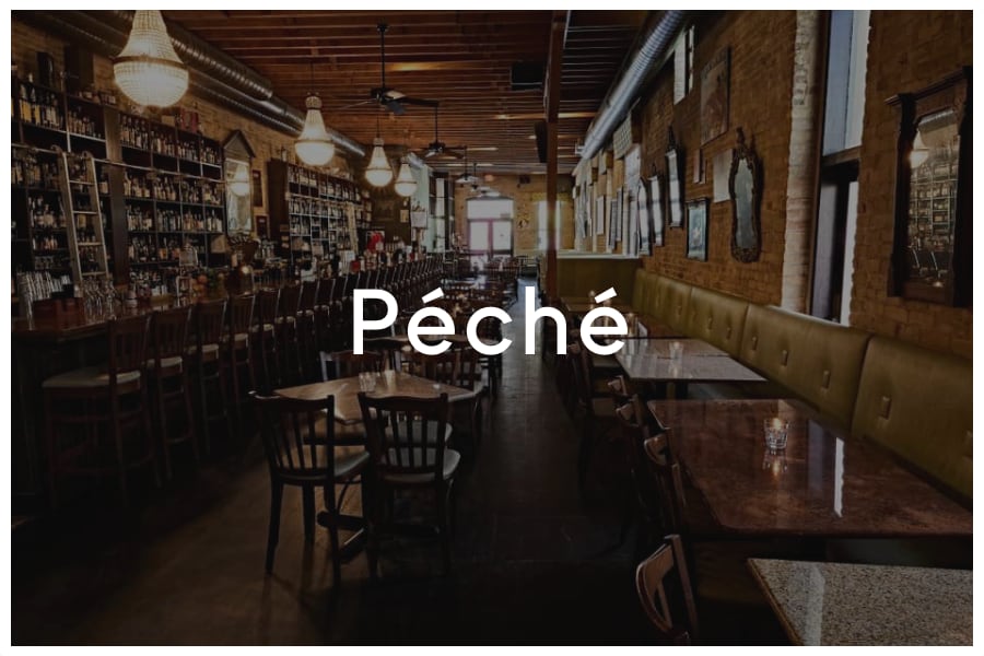 <span>P&eacute;ch&eacute;<br><br>208 W 4th Street<br>Austin, TX 78701<br><br>(512) 379-8249</span>
