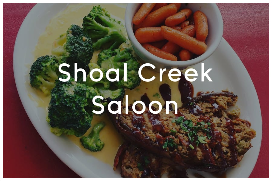 <span>Shoal Creek Saloon<br><br>909 N Lamar Blvd<br>Austin, TX 78703<br><br>(512) 474-0805</span>