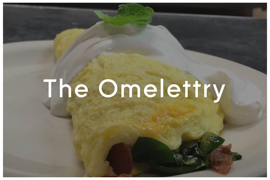 <span>The Omelettry<br><br>4631 Airport Blvd # 131A<br>Austin, TX 78751<br><br>(512) 453-5062</span>